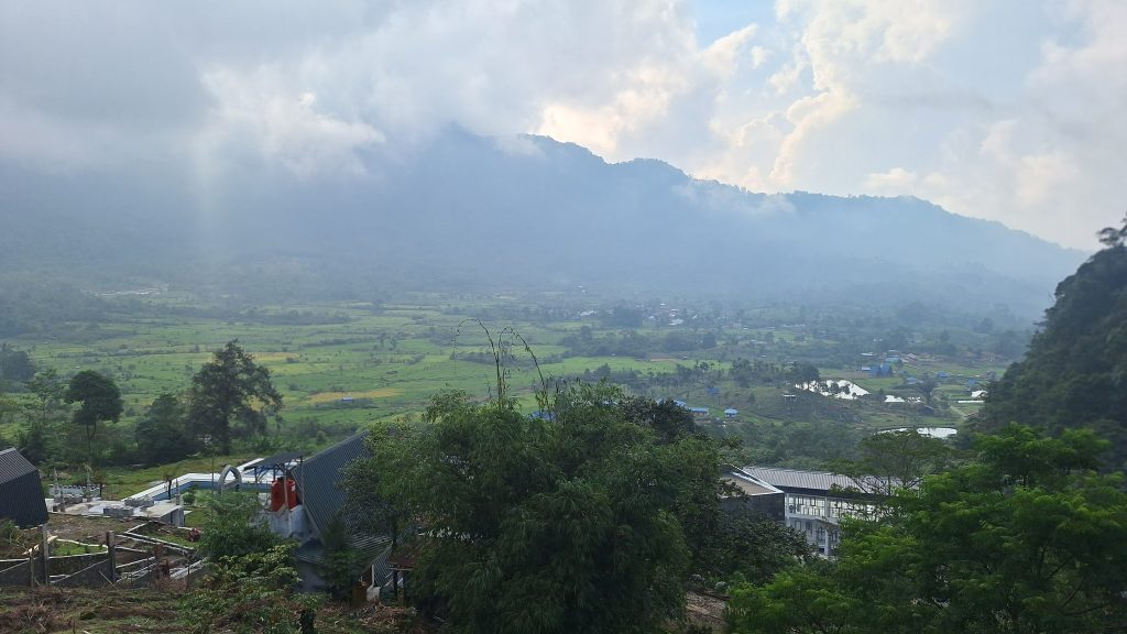 Salahsatu View Panorama dari Puncak di desa Telagah