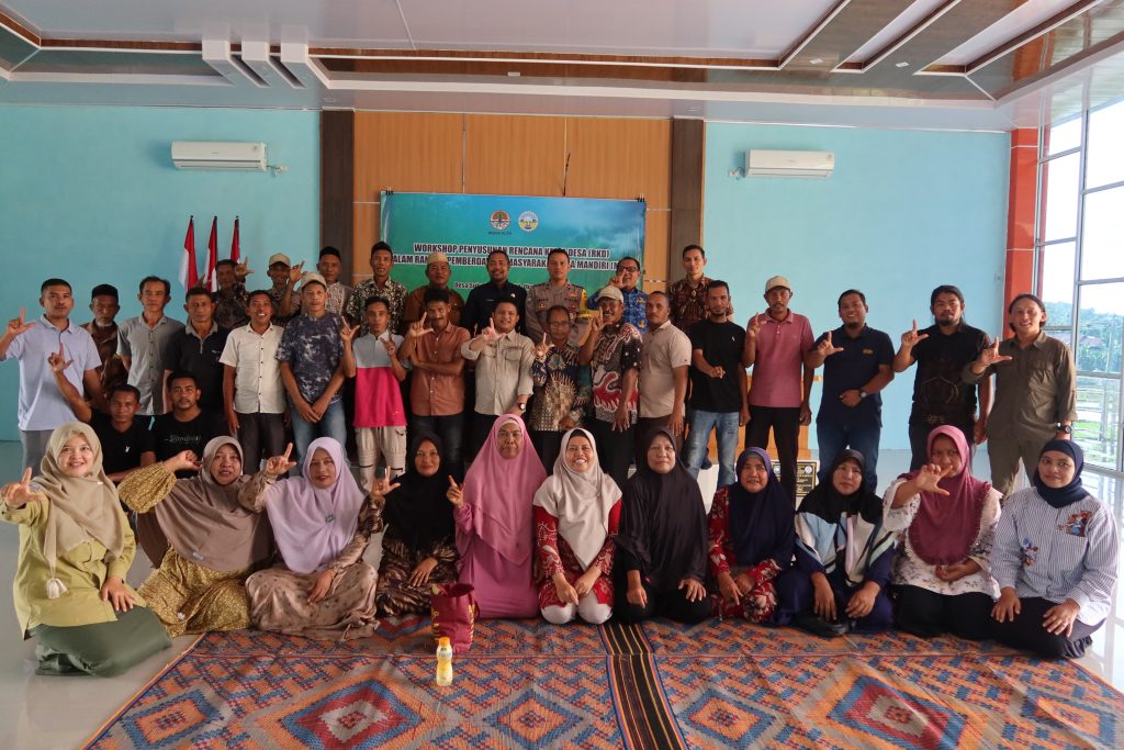 Workshop Rencana Kerja Desa Penyangga Leuser Suka Damai